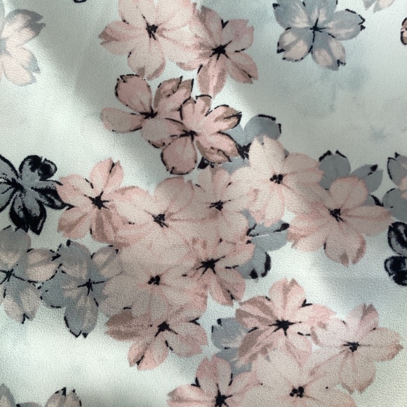 EUC AnnTaylor sleeveless pink and grey top size XL - Picture 6 of 7